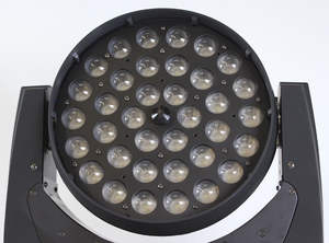 Projecteurs de scène mobiles 360W RGBW 4-en-1 pour DJ, concerts, avec zoom LED et contrôle DMX, pour usage en entrepôt - Product Image 5