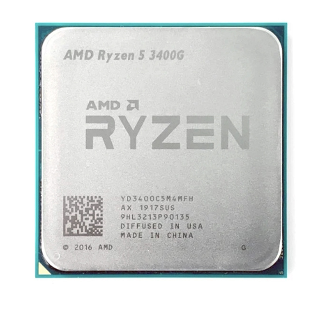 R5 3400G CPU for AMD for 5 3400G 3.7GHz Quad-Core Eight-Thread 65W Processor New/Used Desktop Socket AM4 YD3400C5M4MFH