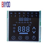 Écran LCD numérique personnalisé Tn Htn Stn Fstn Va, taille personnalisée, monochrome, 7 segments, affichage LCD personnalisé pour thermostat