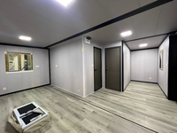 Maison conteneur extensible de style européen, respirante, de forme carrée, préfabriquée en acier, motif pierre, garantie 2 ans, GCH Hotel