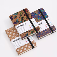 Bestseller Custom Umwelt freundliche Cork Notebook Nadelholz Notepad Elastic Band & Bund Schreib block