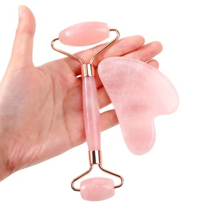 Piedra de masaje facial, rodillo de <span class=keywords><strong>Jade</strong></span> Gua Sha Nefrit, verde y negro, venta al por mayor - Product Image 2