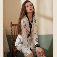 WSW5042 fornitura manifattura pigiama da notte da donna con stampa personalizzata pigiama da notte per donna