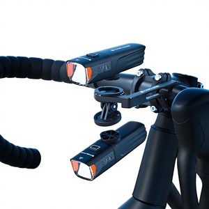 Lampe de vélo LED optique Bona rechargeable avec batterie 18650 remplaçable (3500 mAh) X7max, éclairage de nuit - Product Image 1
