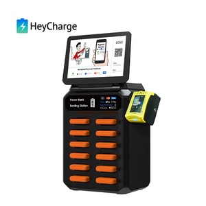 Estación Expendedora de cargador de 12 ranuras de fábrica, gabinete de carga compartido con Banco de energía compartido, estación de alquiler, gabinete de cargador móvil - Product Image 6