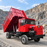 Mini camion benne 4x4 robuste tout-terrain pour travaux agricoles, construction et transport industriel
