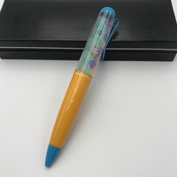 Fournisseur d'Usine Stylo à Bille Liquide Flottant Twist Abs Eco Plastique Kawaii Gel Stylo Stylo à Bille Vente en Gros Stylo à Bille