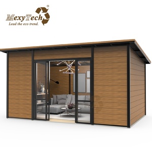 multi-functional sheds storage garden building made by wpc composite wood material durable garden shed