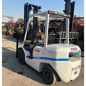 Chariot élévateur d'occasion TCM FD25T3 3 tonnes à déplacement latéral 2,5 tonnes Marque japonaise d'origine Moteur Isuzu Haute efficacité pour entrepôt Matériel - Product Image 1