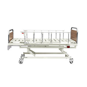 Letto Ospedaliero Manuale a Tre Manovelle con Sponde Laterali MEDIK YA-M3-2 - Product Image 3
