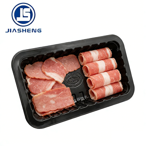 Supermarché jetable personnalisé <span class=keywords><strong>Plateau</strong></span> PP Viande fraîche <span class=keywords><strong>de</strong></span> boeuf Congelé en vrac Prix moins cher Emballage alimentaire en plastique blister - Product Image 4