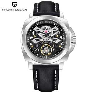 Top Luxury Men's <b>Mechanical</b> <b>Watch</b> Custom Logo Waterproof Nylon Wristwatch with ETA Movement Chronograph New Design - Product Image 3