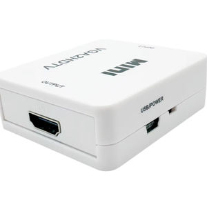 Черный 1080P <span class=keywords><strong>Mini</strong></span> <span class=keywords><strong>VGA2HDMI</strong></span> VGA к HDTV конвертер адаптер - Product Image 1