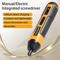 Tournevis sans fil rechargeable, tournevis électrique au lithium portable avec fonction de secours manuelle, réversible