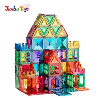 Bloques de Construcción Magnéticos para Niños, Juego Creativo de Plástico Ecológico