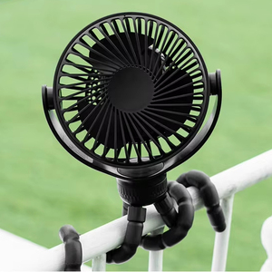 Ventilador de refrigeración con forma de pulpo colgante para acampar al aire libre inteligente, uso de múltiples escenarios, cubierta desmontable de mano, ventilador para cochecito de bebé - Product Image 2