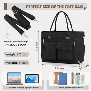 Nouveau <span class=keywords><strong>Sac</strong></span> fourre-tout durable pour professeur avec compartiment repas isolé - Product Image 6