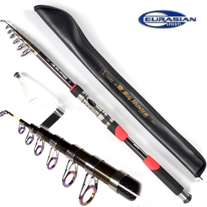 Big Hunter 3.0m 30-60g Alu. <span class=keywords><strong>Canne</strong></span> à pêche télescopique en carbone tressé à action moyenne, économique et plus résistante pour la pêche en <span class=keywords><strong>mer</strong></span> ou en eau douce - Product Image 1