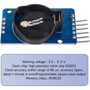 Für DS3231 AT24C32 Takt modul Echtzeituhr modul IIC <span class=keywords><strong>RTC</strong></span>-Modul für Arduino ohne Batterie - Product Image 5