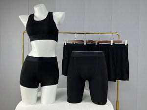 ชุดชั้นในโพลีเอสเตอร์ไร้รอยต่อสำหรับผู้หญิง,ชุดเสื้อชั้นในและกางเกงบ็อกเซอร์ของผู้ชายแบบสั่งตัดผลิตโลโก้ได้ตามต้องการ - Product Image 2