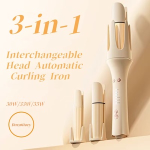 3-trong-1 hoán đổi cho nhau tự động quăn sắt tự động tóc <span class=keywords><strong>Curler</strong></span> xoắn ốc ma thuật <span class=keywords><strong>Twirl</strong></span> Wand với tiếng bíp nhắc nhở - Product Image 3
