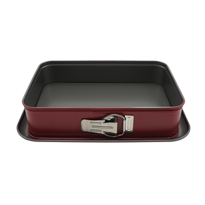 Moule à gâteau rectangulaire à fond amovible 11x7 pouces (28x19 cm), revêtement antiadhésif durable pour la cuisson des gâteaux - Product Image 1