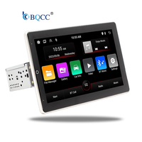 BQCC 1 Din 10.1 \ "Écran IPS Auto-rotatif Navigateur GPS Android 13 Voiture Multimédia Stéréo Wifi RDS FM AM ASP Garantie 1 an