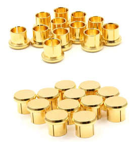 Tutup anti debu kuningan RCA, tutup pelindung berlapis emas dengan RCA, tutup anti debu - Product Image 5