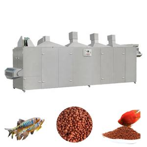 Nouvelle ligne de production d'aliments aquatiques à grande échelle équipement de traitement d'aliments extrudés extrudeuse d'aliments pour poissons acier inoxydable 304 haute - Product Image 5