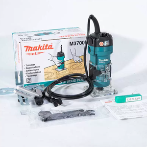 Makitas M3700B M3702B 530W 6mm Recortadora Eléctrica de Palma para Madera y Laminados, Máquina Eléctrica para Recortar Bordes de Madera - Product Image 1