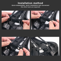 Soporte de Sillín de Bicicleta RIDERACE, Adaptador de Abrazadera para Trípode, Soporte de Cámara de Aleación de Aluminio para Riel de Asiento de Bicicleta, para Gopro Hero, Accesorios de Ciclismo
