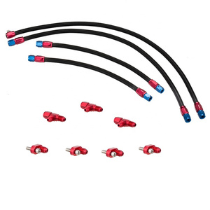 Manguera de ventilación de vapor delantera y trasera trenzada de nailon Kit cruzado de refrigerante LS LSX LS1 <span class=keywords><strong>LS2</strong></span> LS6 LM7 Ventilaciones de vapor - Product Image 1