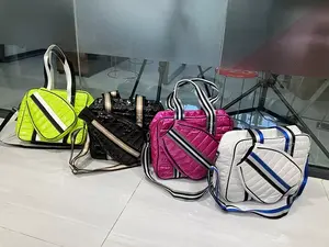 Mujeres Pickleba Bag Hombres Tenis Tote Bag Reversible Pickleball Paddle Kit Puffer Bolsas de raquetas de tenis