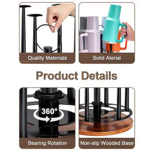 Organizador Giratorio para Botellas de Agua, para Vasos Stanley, Organizador Versátil para Vasos Yeti, Almacenamiento Simple y Moderno para la Cocina - Product Image 6