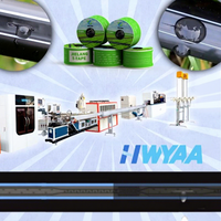 Chaîne de production de tuyaux d'irrigation goutte à goutte HWYAA 16 mm, machine de fabrication de rubans en T, équipement de fabrication de tubes en plastique agricoles