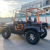 Voiturette tout-terrain populaire 150cc, mini-jeep 4x4 à conduite à droite, buggy chinois à essence pour adultes