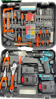 Kit d'outils multifonction pour électricien 21V, outils de bricolage pour la maison, en plastique imperméable avec étui rigide, personnalisation OEM prise en charge