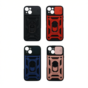 Armor-Style Magnetic Ring Phone Case for <b>iPhone</b> - Product Image 2