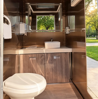 Toilettes mobiles préfabriquées accessibles pour les événements dans les parcs publics Toilettes mobiles de luxe sans barrières