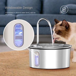 Bebedero Automático Inteligente para Mascotas (Perros y Gatos) de 3.2L, Cuerpo de Acero Inoxidable, Dispensador con Forma de Grifo, para Exteriores, con Filtro - Product Image 2