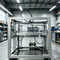 Impresora 3D Industrial FDM de 1000*1000*1000mm, Nueva, de Marco Abierto, Alta Velocidad, con Cama Calefactada, Nivelación Automática, Compatible con Filamento de 2.85mm y 3.5mm