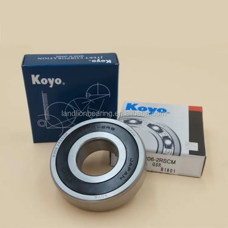 KOYO-rodamiento para motor eléctrico, rodamiento de bolas de ranura profunda 6206-2RSCM