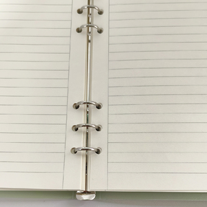Değiştirilebilir PP kapak ve iç mantar düğmesi aksesuarları ile çok renkli A5 Spiral bağlı gevşek yaprak defter - Product Image 6