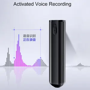 Gravador de voz digital áudio 90h, tempo longo, mini tocador mp3, gravador de voz
