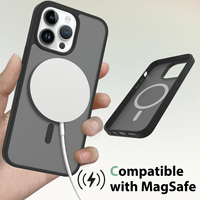 Étui pour iPhone 14 Pro Max, étui magnétique, coque de téléphone translucide mate, coque de protection au toucher givré pour iPhone 14 Pro Max