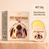 Baume pour le nez des animaux Graci 20g en boîte ronde OEM, étiquette privée, logo personnalisé, fournisseur en gros, fournitures de toilettage pour animaux, soins pour chiens et chats