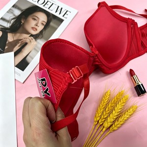 Ensemble de lingerie rayée à armatures pour femme CGT090 à 1,68 $, sous-vêtements confortables, plusieurs couleurs disponibles, ensemble de soutien-gorge tendance - Product Image 4