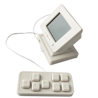 Mini Console de Jeu Rétro Portable en Forme d'Ordinateur de 2 Pouces pour Enfants, 240 Jeux Vidéo Rétro, Lecteur de Jeu Électronique avec Connexion Filaire