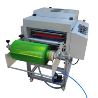 Machine de couchage semi-automatique à lampe UV de 12 pouces, type sur pied, 3000W/4.5KW, 0-10m/min pour vernis UV post-presse