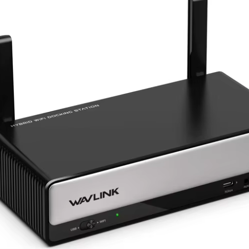10-in-1 Dual Display Wireless Docking Station Hybrid Wireless Dock USB WiFi